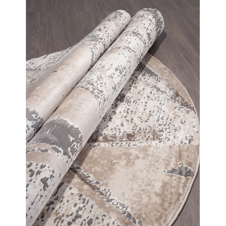 Ковер Armina 04022C GREY / BROWN Круг